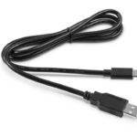 USB-A to USB-C charging and connection cord for Garmin TT25 and Alpha 200 or 300 series.