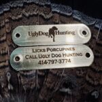 Laser Engraved Dog Collar Nameplate w/ logo