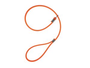 Orange Round BioThane Handler's Slip Lead - Orange