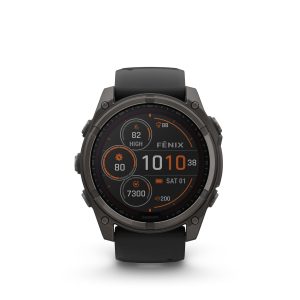 Garmin fenix 8 Solar GPS Smartwatch: Dog Tracking Compatible - 51Mm Main
